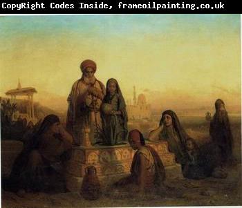 unknow artist Arab or Arabic people and life. Orientalism oil paintings 183